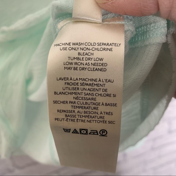 NWT Free People Iced Aqua Long Sleeve Turtleneck Top - Picture 10 of 14